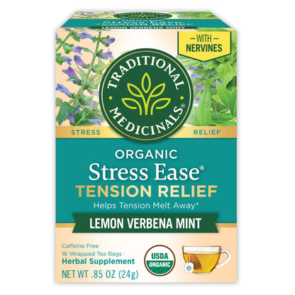 Traditional Medicinals Lemon Balm Tea Bags – Neutral Toned Wellness Staple for the Uncluttered Tea Shelf