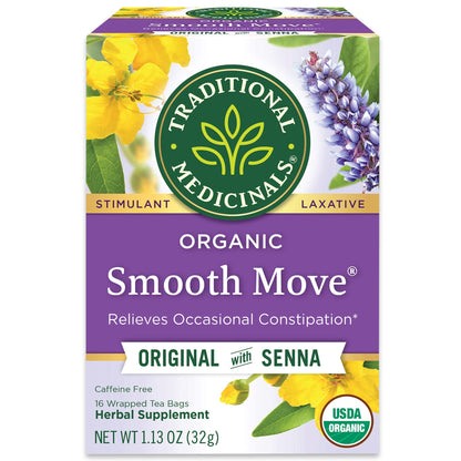Traditional Medicinals Smooth Move – Streamlined Organic Laxative Tea with No Unnecessary Additives