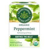 Traditional Medicinals Organic Peppermint Tea – Long-Lasting Mint Fragrance to Anchor Your Self-Care Ritual