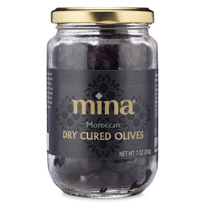 traditional moroccan beldi dry-cured black olive variety