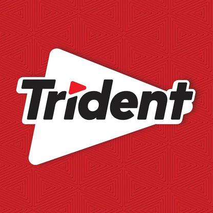 Trident Spearmint Chewing Gum – Car Cup Holder Travel Pack for Road Trips and Business Errands