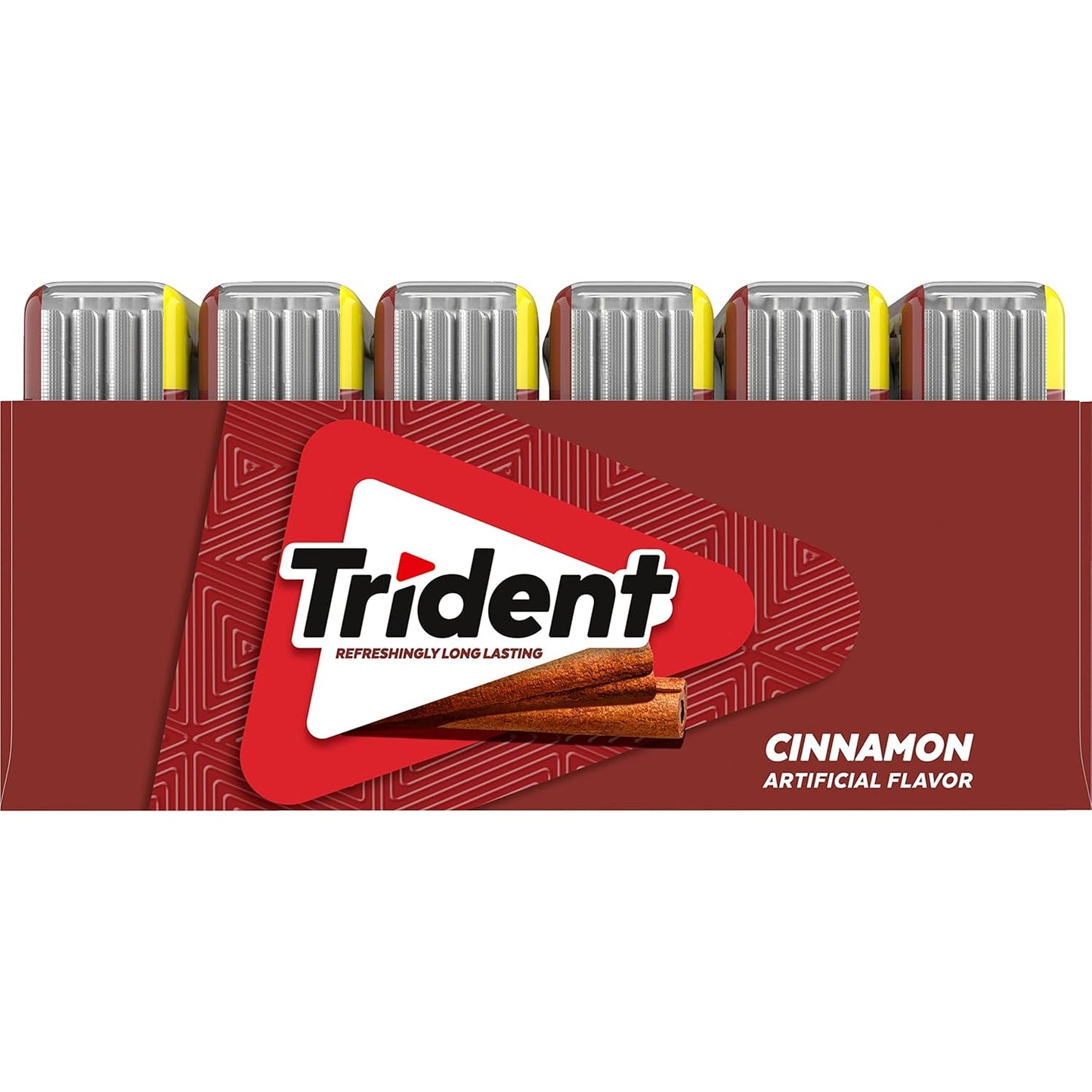 Trident Spearmint Chewing Gum – Car Cup Holder Travel Pack for Road Trips and Business Errands