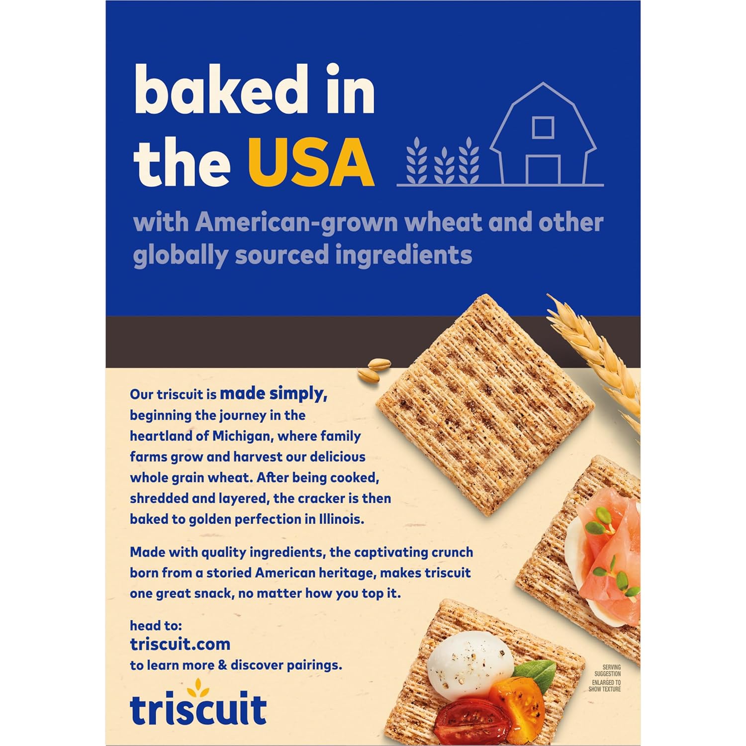 Triscuit Cracked Pepper & Olive Oil Crackers – Olive Oil Baked Cracker for Spinach Dip and Hummus Pairing