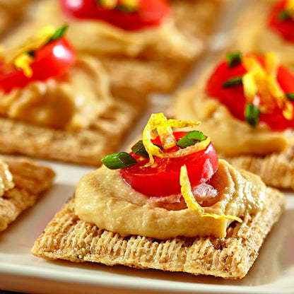 Triscuit Hint of Sea Salt Whole Grain Crackers – Family Pantry Staple for Packing Lunches on Busy Mornings