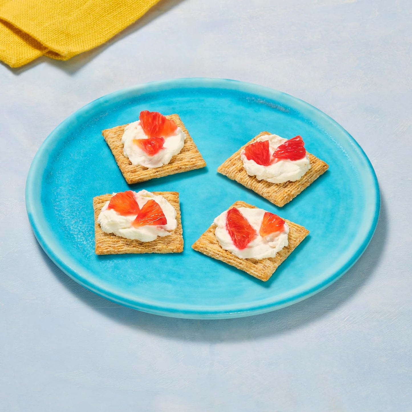 Triscuit Hint of Sea Salt Whole Grain Crackers – Family Pantry Staple for Packing Lunches on Busy Mornings