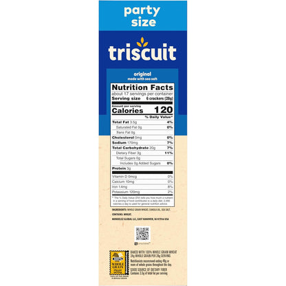 Triscuit Original Baked Wheat Crackers – Easy Birthday Gift for the Snack Lover