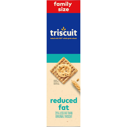 Triscuit Reduced Fat Vegan Crackers – Less-Is-More Lunch Box Base with No Artificial Additives