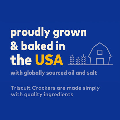 Triscuit Reduced Fat Vegan Crackers – Less-Is-More Lunch Box Base with No Artificial Additives