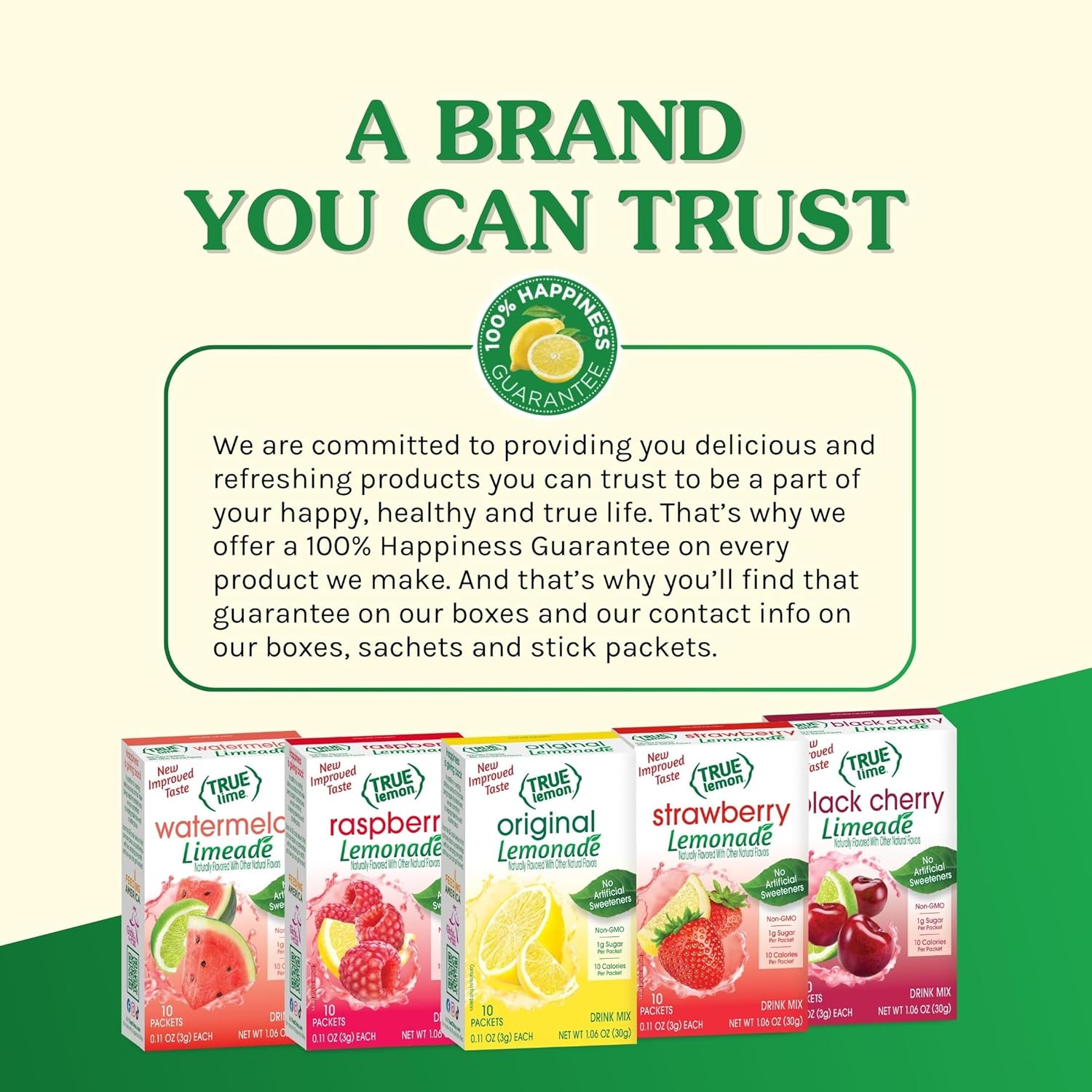True Citrus True Lemon Strawberry Lemonade Powdered Packets – Commuter Bag Hydration for Workdays