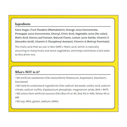 True Lemon Non-GMO Hydration Powder – Clean-Label Water Enhancer for Daily Vitamin and Wellness Habits
