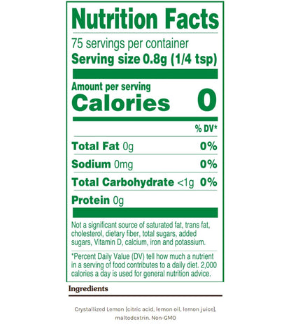 True Lemon Two Pack - Real Lemon and Lime Seasoning for Camp Kitchen and Outdoor Cooking, No Spoil