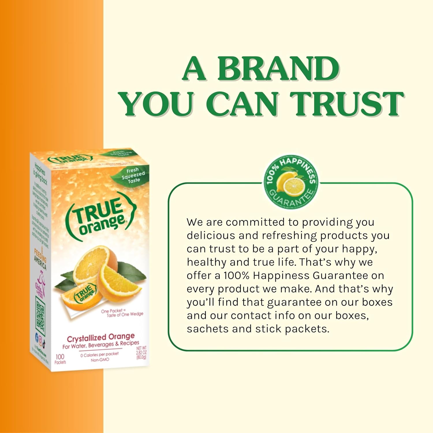TRUE ORANGE Water Enhancer – Year-Round Gift Idea for Home Cooks and Citrus Lovers