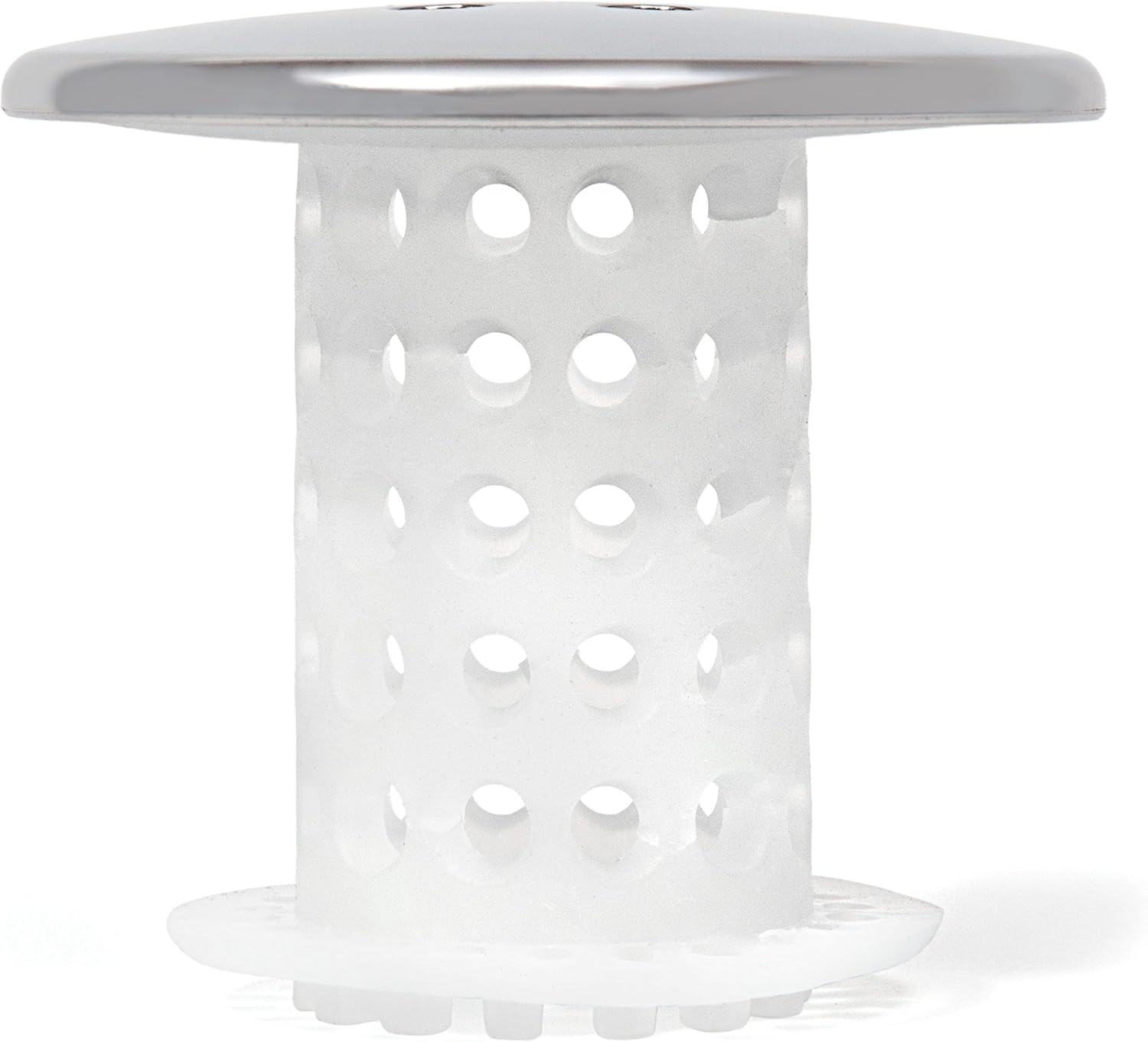 TubShroom Simple Drain Protector for Bathtubs - Single Mushroom-Shaped Piece, Wipe-Clean Design for Intentional Homes