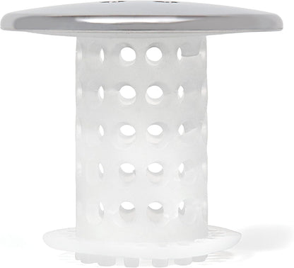 TubShroom Simple Drain Protector for Bathtubs - Single Mushroom-Shaped Piece, Wipe-Clean Design for Intentional Homes