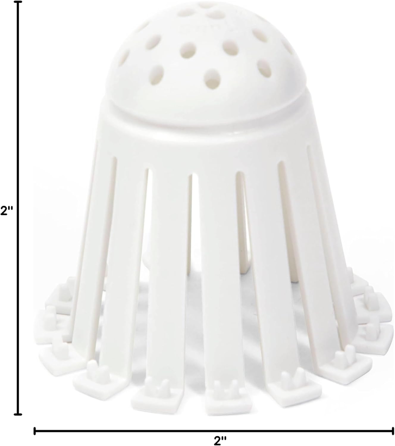 TubShroom Toss 21-Pack Hair Catcher Drain Covers - Safer Than Liquid Drain Snakes for Family Bathrooms