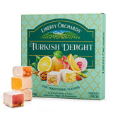 Liberty Orchards Turkish Delight – Calming Rose and Orange Blossom Candy for Tea-Time Wellness Routine, Soft-Chew Snack for Clean Eating