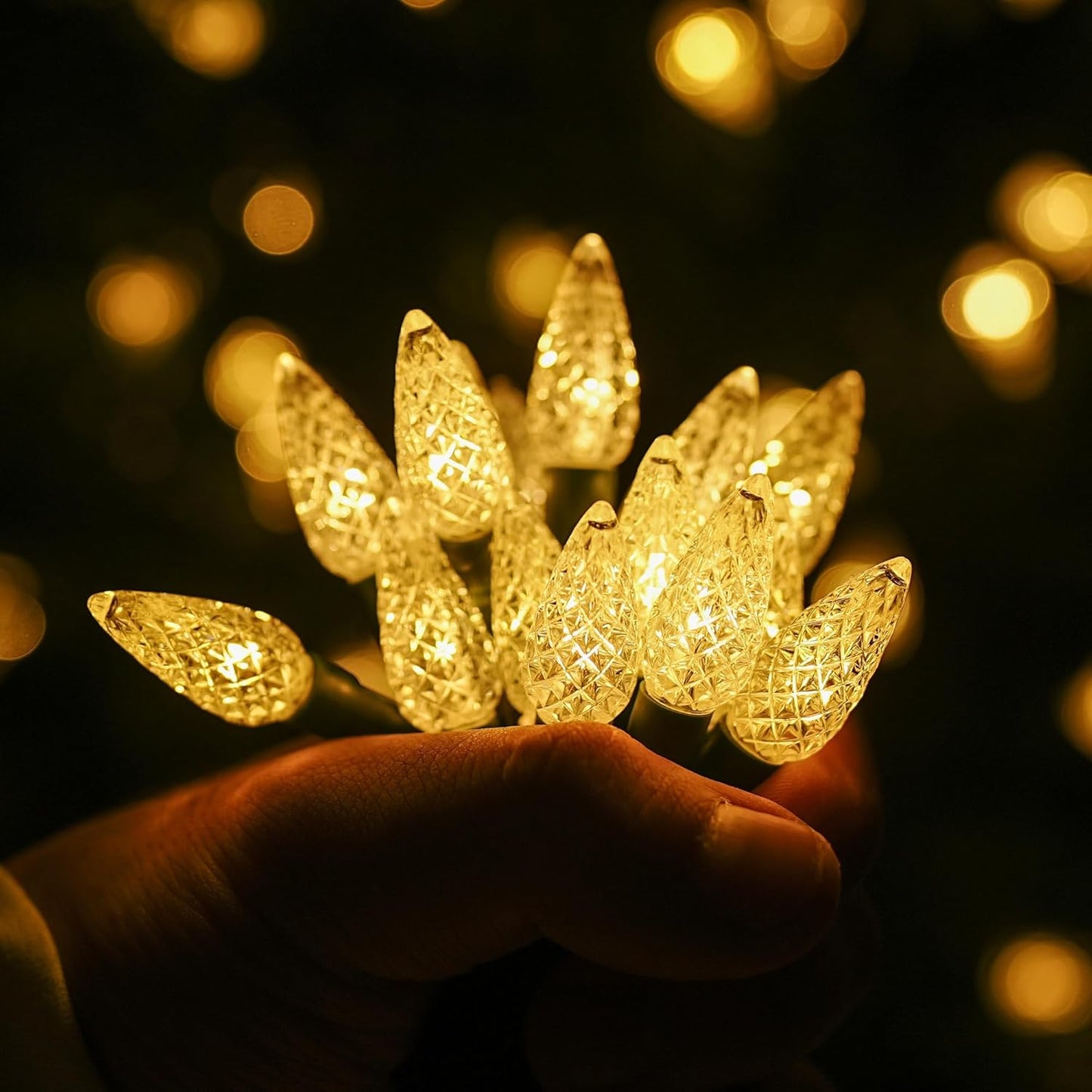 TW SHINE 8 Mode C6 Fairy Lights – 66 FT Ambient Indoor String Lights for Apartment, Studio and Reading Nook