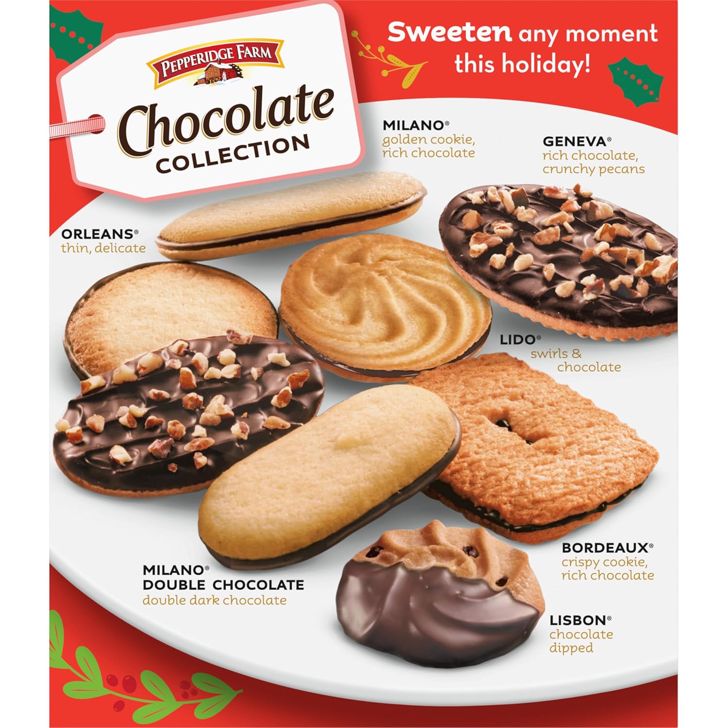 two variant styles available: classic collection (broader variety) and chocolate collection (chocolate-forward assortment)