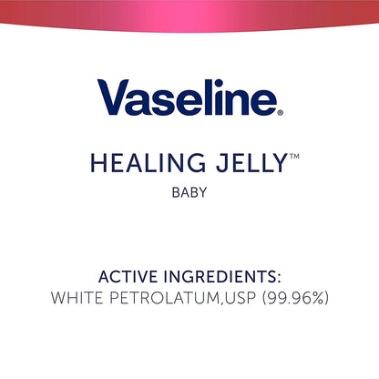 Vaseline Baby Skincare Jelly Multi-Pack – Hypoallergenic Barrier for Playroom Diaper Changes and Toddler Skin Care