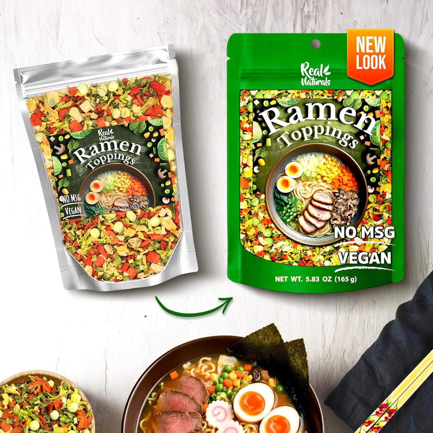 VeggieRush Seven-Vegetable Blend – Family-Safe Ramen Mix-In for Picky Eaters