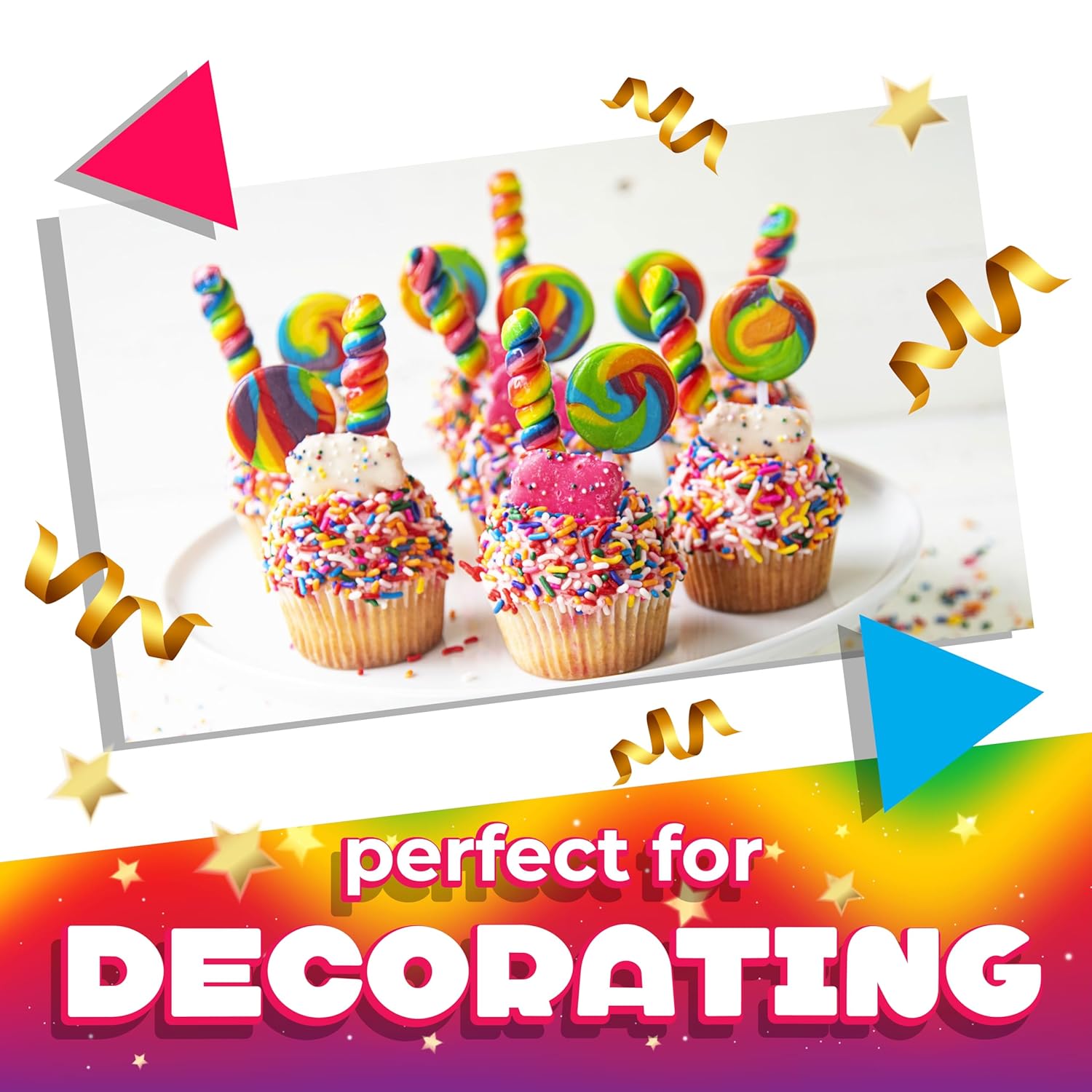 Vibrant Tutti-Frutti Lollipops in Decorative Jar – Ready-to-Give Birthday Present for Children and Candy Lovers