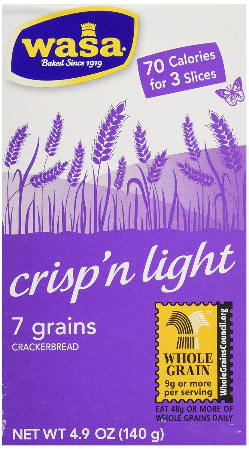 Wasa Crispbread – Light Commuter Bag Snack for Work Trips, No Refrigeration Required