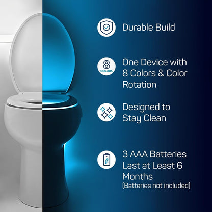 waterproof led diode with abs plastic construction for bathroom durability