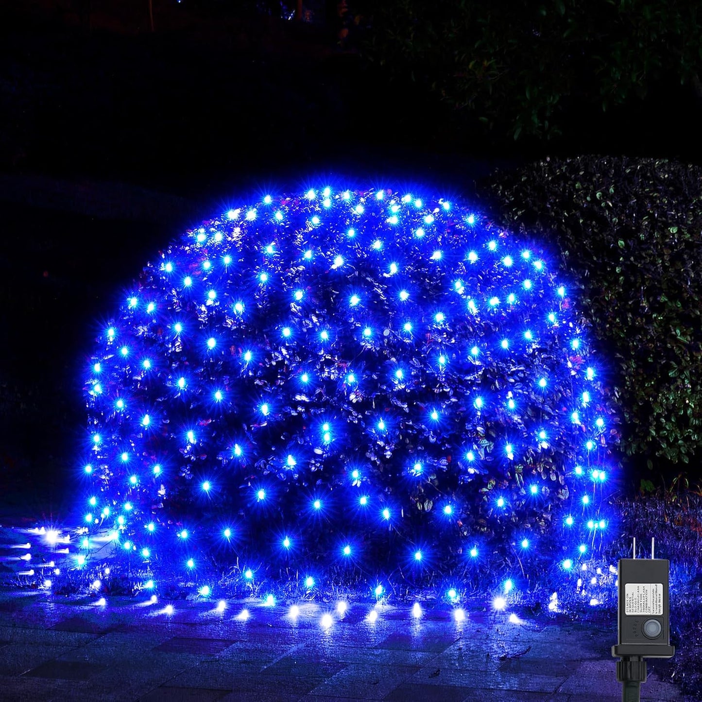 WBao Christmas Net Lights – Warm White Net Lights for Mantel, Staircase and Indoor Christmas Ambiance