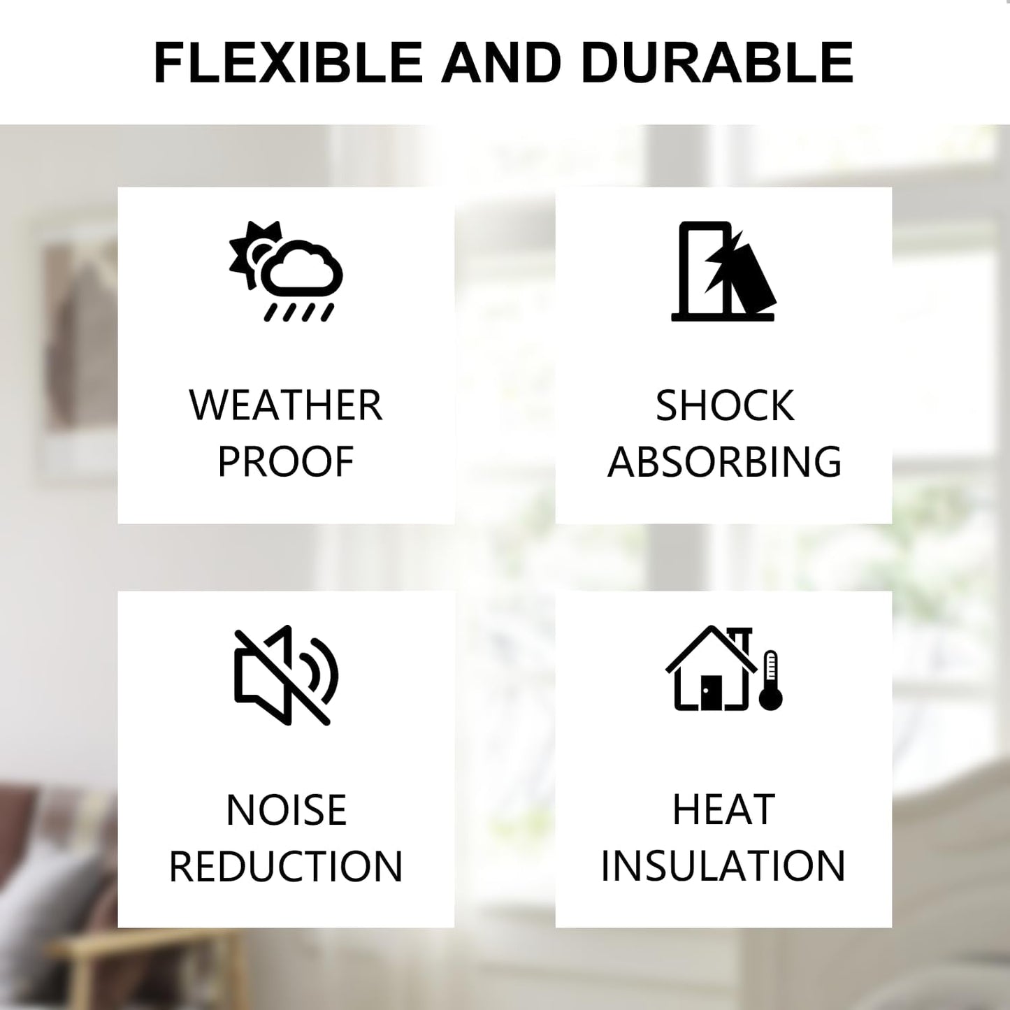 Weather Stripping Adhesive Insulation – Modern Home Refresh, Low Profile Door and Window Seal