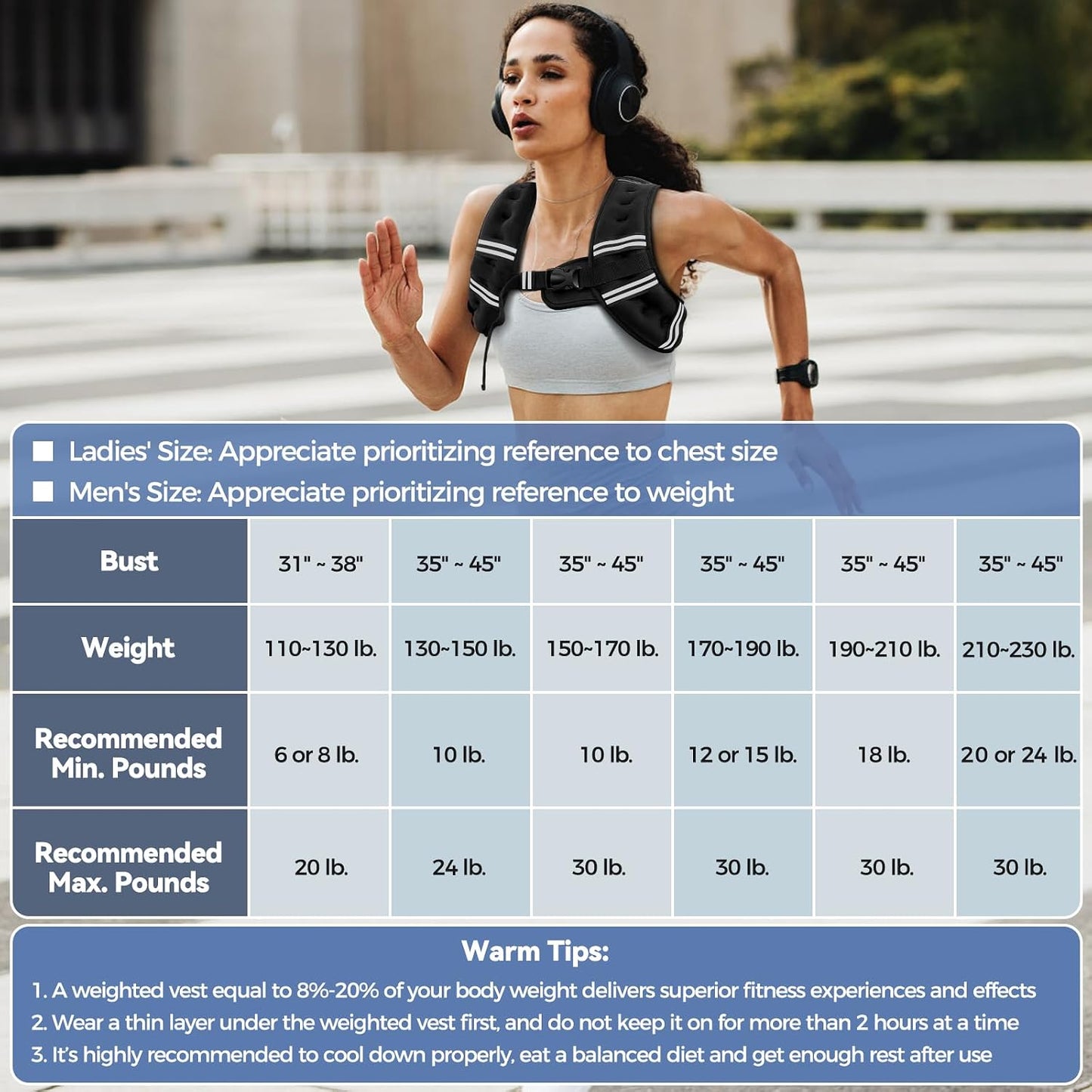 Weighted Vest – Therapeutic Resistance Wear for Personal Wellness Walks, Adjustable Comfort for Men and Women