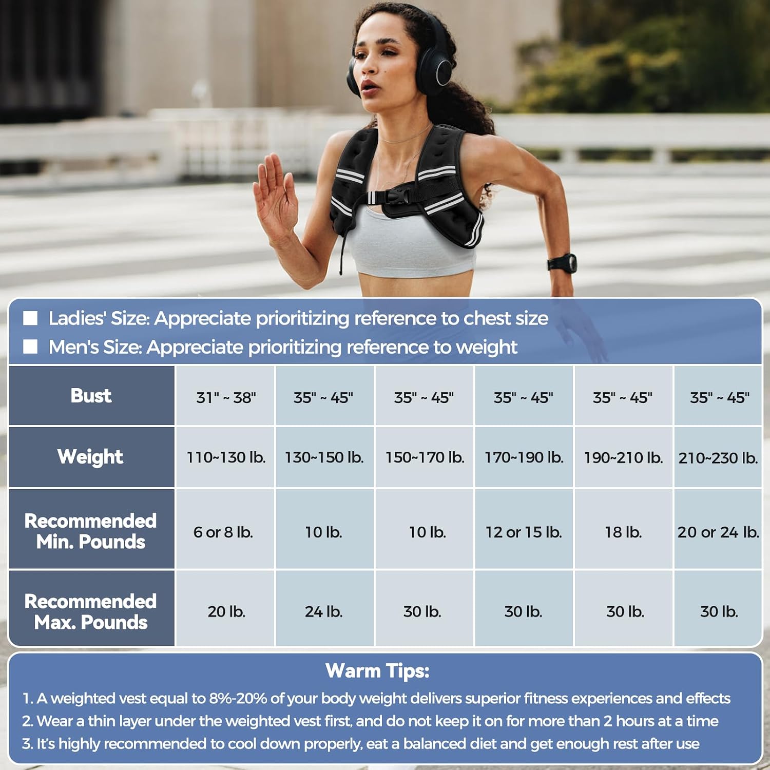Weighted Vest – Therapeutic Resistance Wear for Personal Wellness Walks, Adjustable Comfort for Men and Women