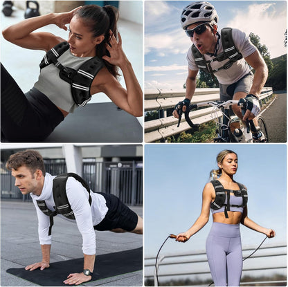 Weighted Vest – Therapeutic Resistance Wear for Personal Wellness Walks, Adjustable Comfort for Men and Women