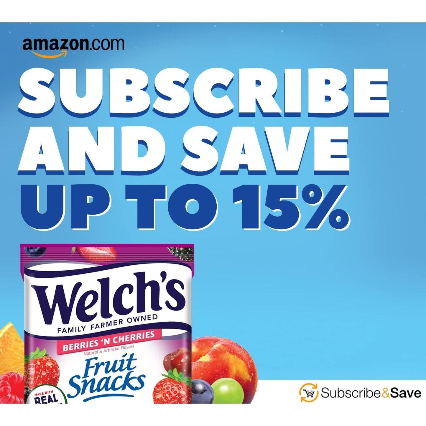 Welch's Fruit Snacks Strawberry – Workplace Pantry Snack for Reception Desk and Shared Kitchen, 40 Single-Serve Bags