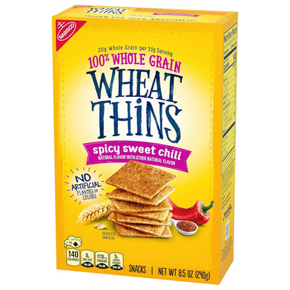 Wheat Thins Spicy Sweet Chili Crackers – Ready-to-Give Party Snack Bundle for Holiday Hosts and Gift Exchanges, Pack of 2