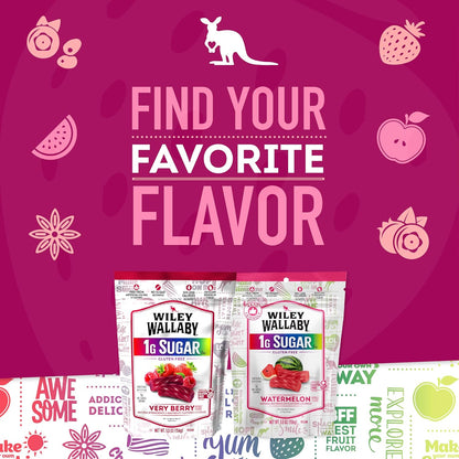Wiley Wallaby Gluten Free Chewy Candy – Travel Bag Stash for Road Trips and Long Drives