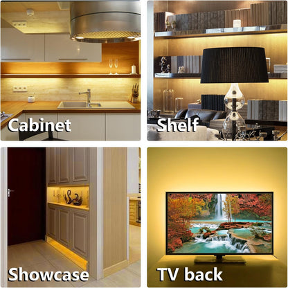 WOBANE 6-Bar LED Kitchen Task Light Kit – Crisp Counter Illumination for Meal Prep, Reading, and Hobby Stations
