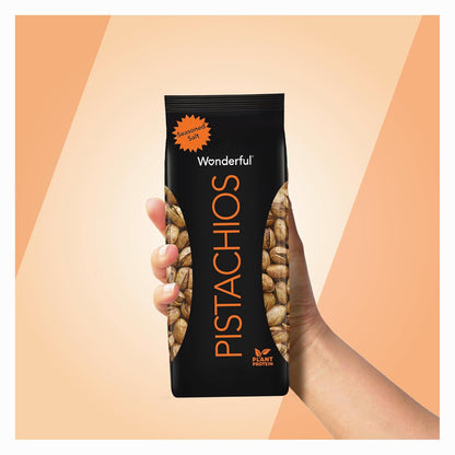 Wonderful Pistachios In Shell Seasoned Salt – One-Bag Salty Snack Replacement for the Uncluttered Pantry, 14 oz