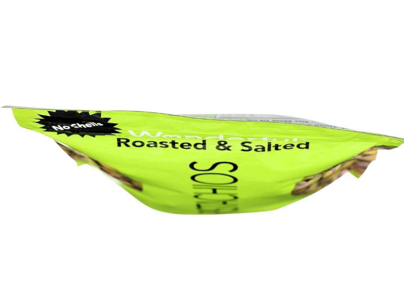 Wonderful Pistachios Roasted & Salted Shelled — Ready-to-Eat Office Snack for Mid-Afternoon Energy