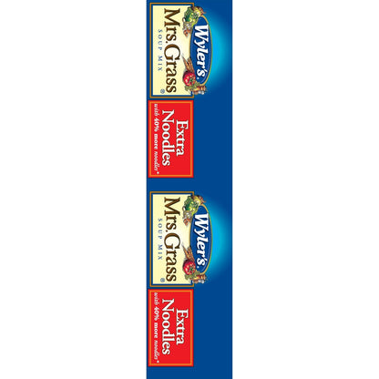Wyler's Mrs. Grass Extra Noodles Soup Mix – Budget-Friendly Dinner Solution for Small Households