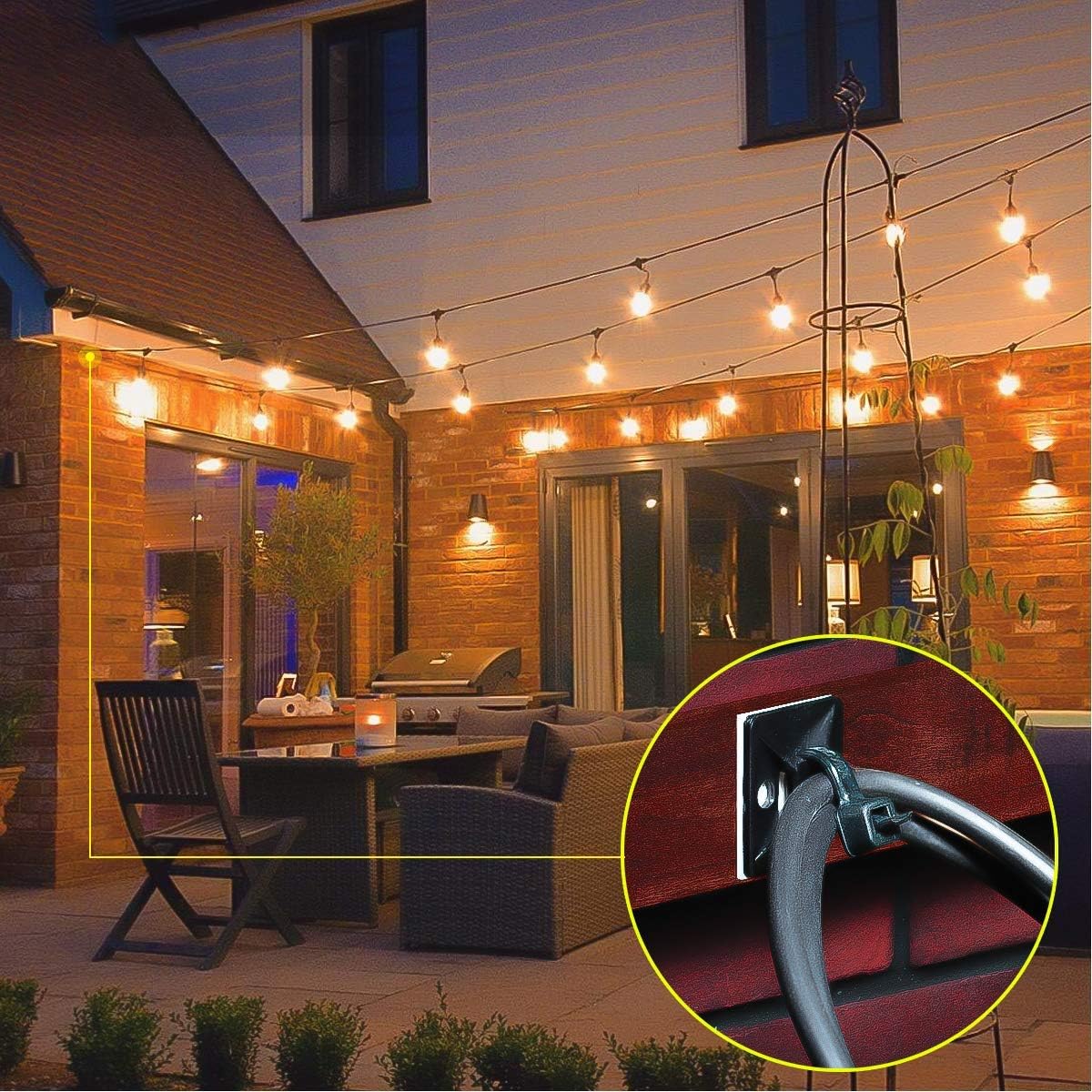 XHF Low Profile Cable Clips Squares – Safer Garage, Workshop and Home Wiring to Reduce Trip Hazards and Loose Cords