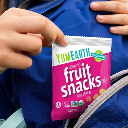 YumEarth Non GMO Fruit Snacks – Clean Label Snack for Allergy Aware Families