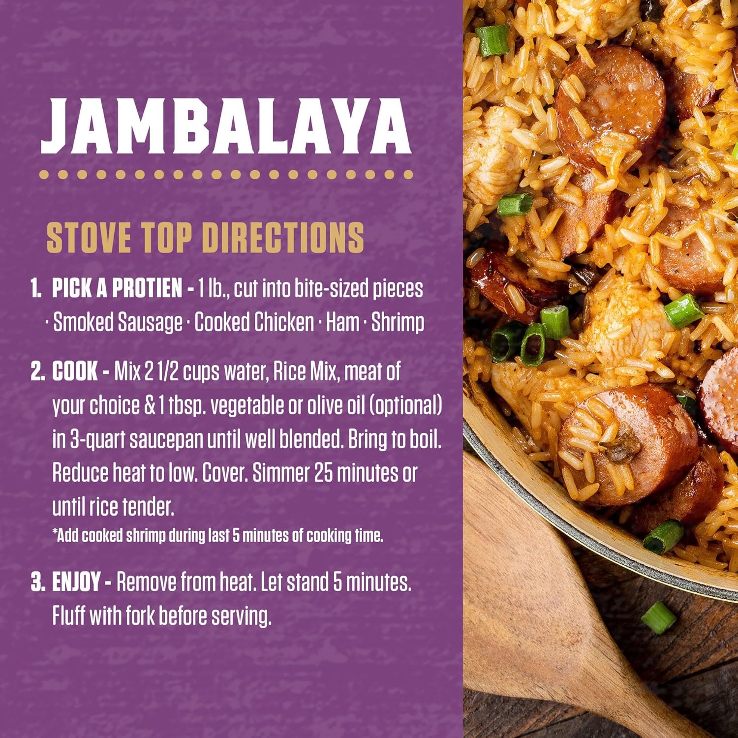 Zatarain's Jambalaya Rice Mix – Stocking Stuffer and Holiday Pantry Gift for Busy Home Chefs