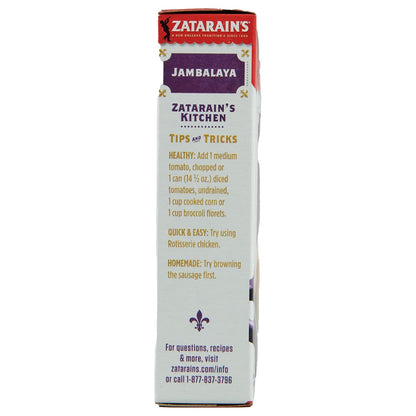 Zatarain's Jambalaya Rice Mix – Stocking Stuffer and Holiday Pantry Gift for Busy Home Chefs
