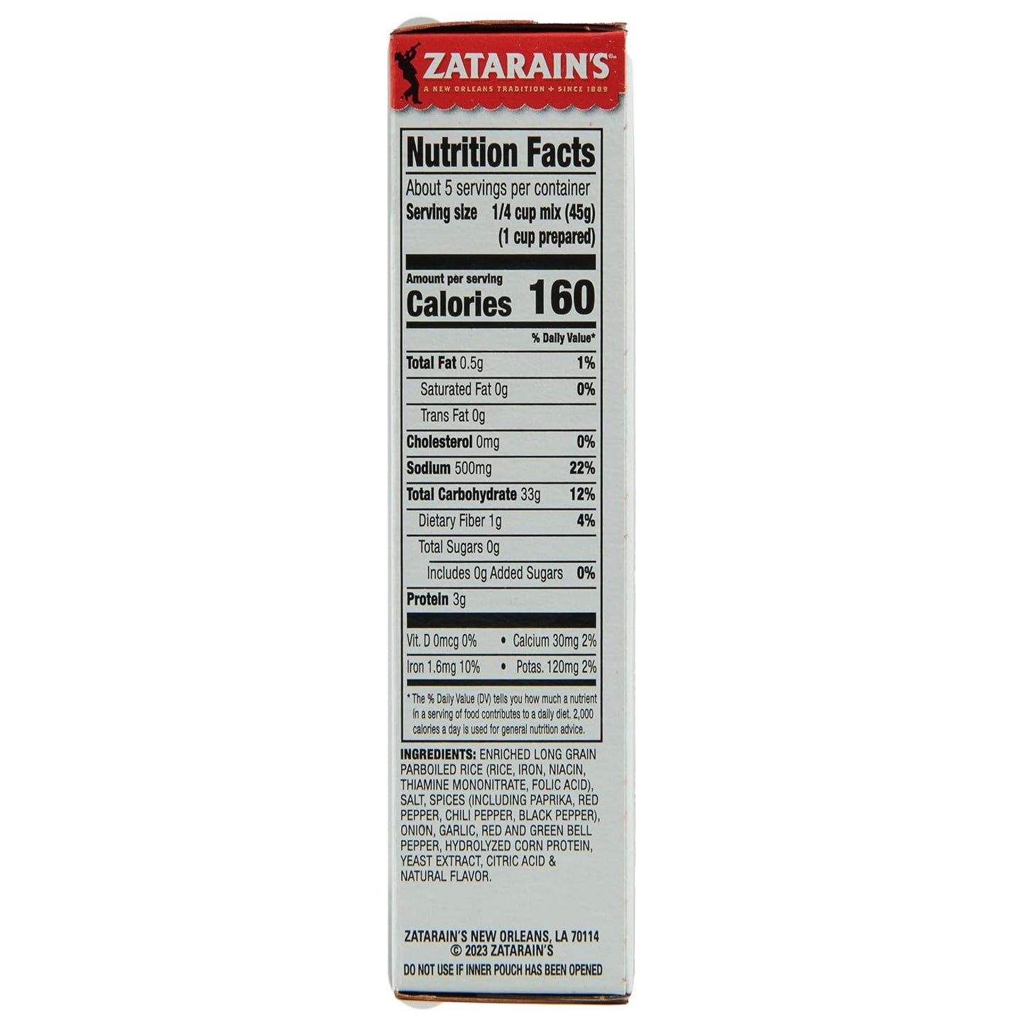 Zatarain's Jambalaya Rice Mix – Stocking Stuffer and Holiday Pantry Gift for Busy Home Chefs