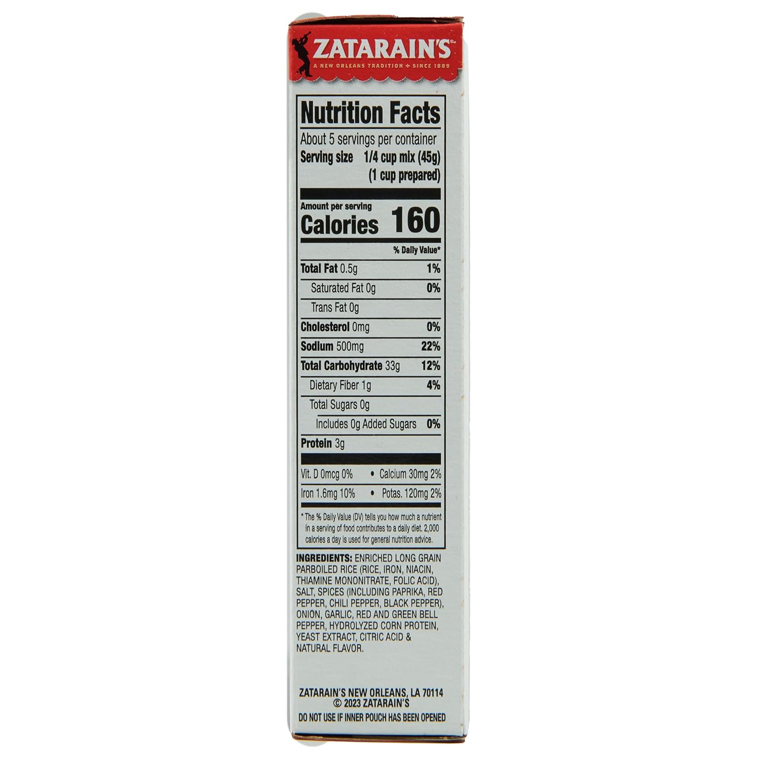 Zatarain's Jambalaya Rice Mix – Stocking Stuffer and Holiday Pantry Gift for Busy Home Chefs