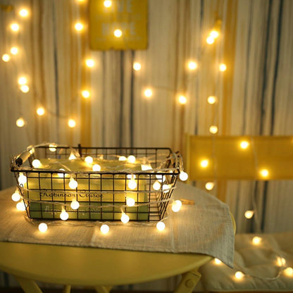 ZIMINGU LED Fairy String Lights – Valentine's Day Gift Idea for Couples, 19.7ft Warm White Globe Lights with USB Plug and Remote